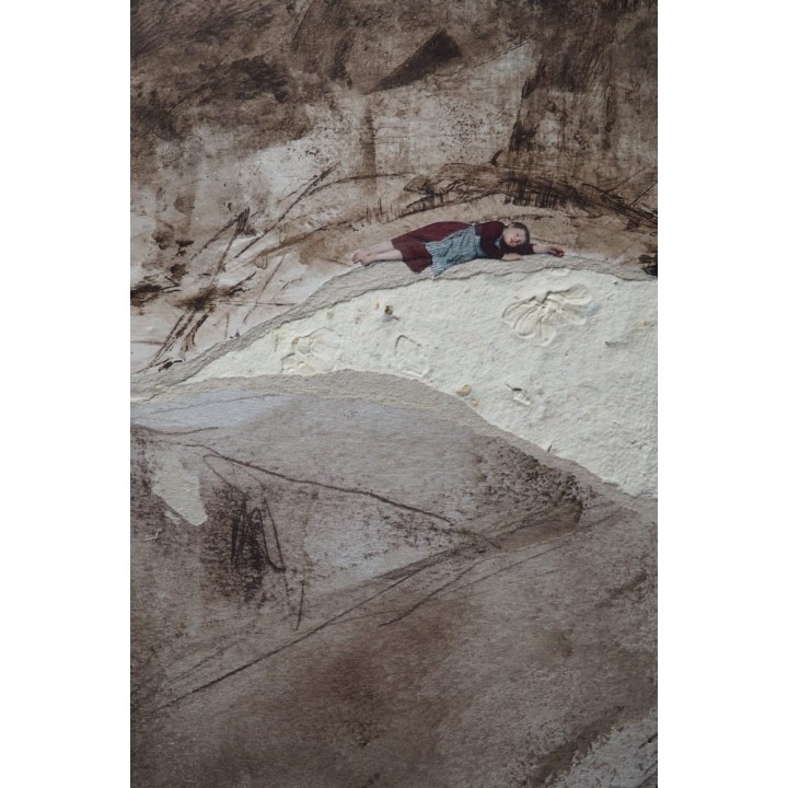 Kolaż analogowy „Sjesta”