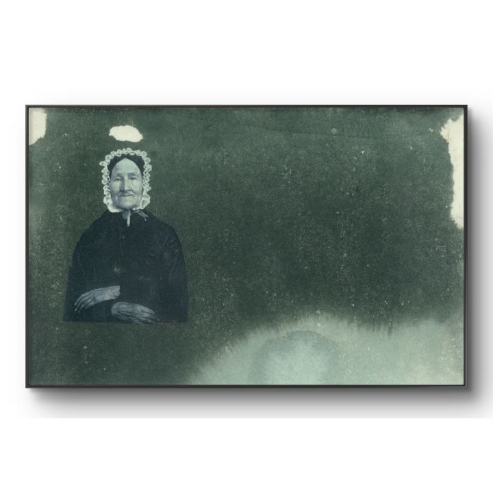 Kolaż analogowy „Babcia numer jeden”