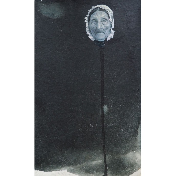 Kolaż analogowy „Babcia numer dwa”