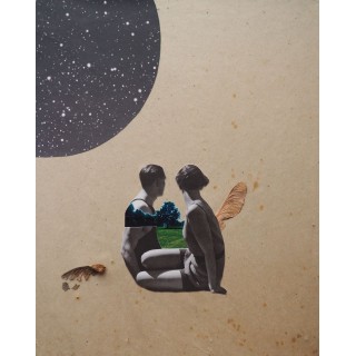 Kolaż analogowy „Aż po horyzontu kres” - wydruk