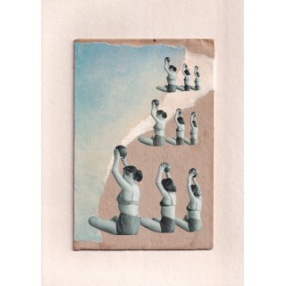 Kolaż analogowy „Do lata”