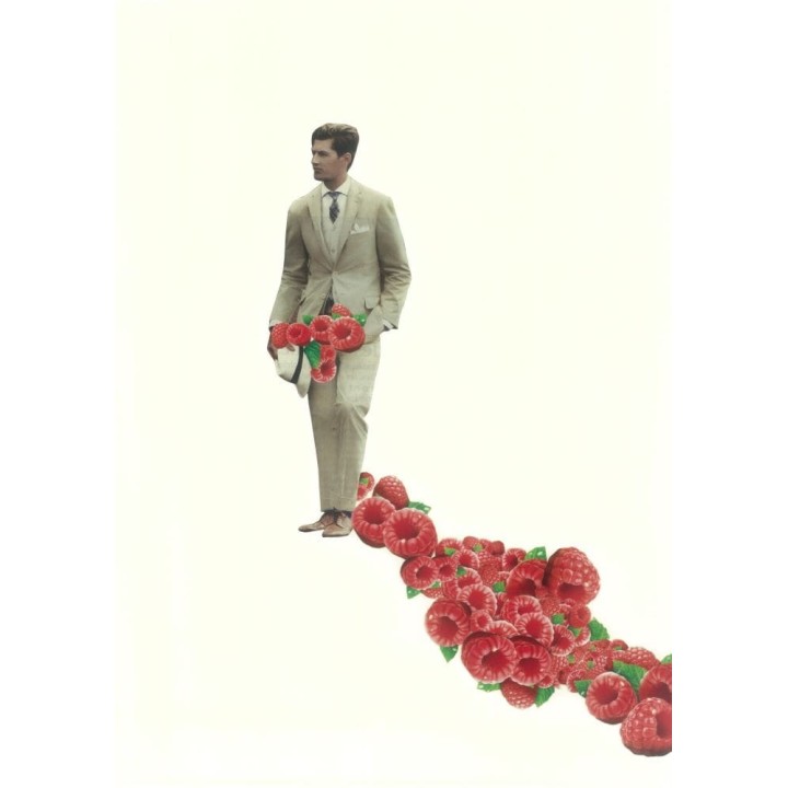 Kolaż analogowy „Cud malina”