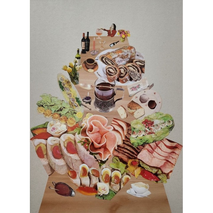 Kolaż analogowy „Łakomstwo”