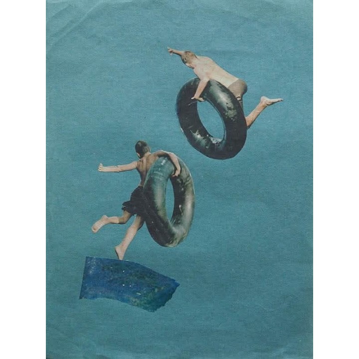 Kolaż analogowy „Skacz” - wydruk